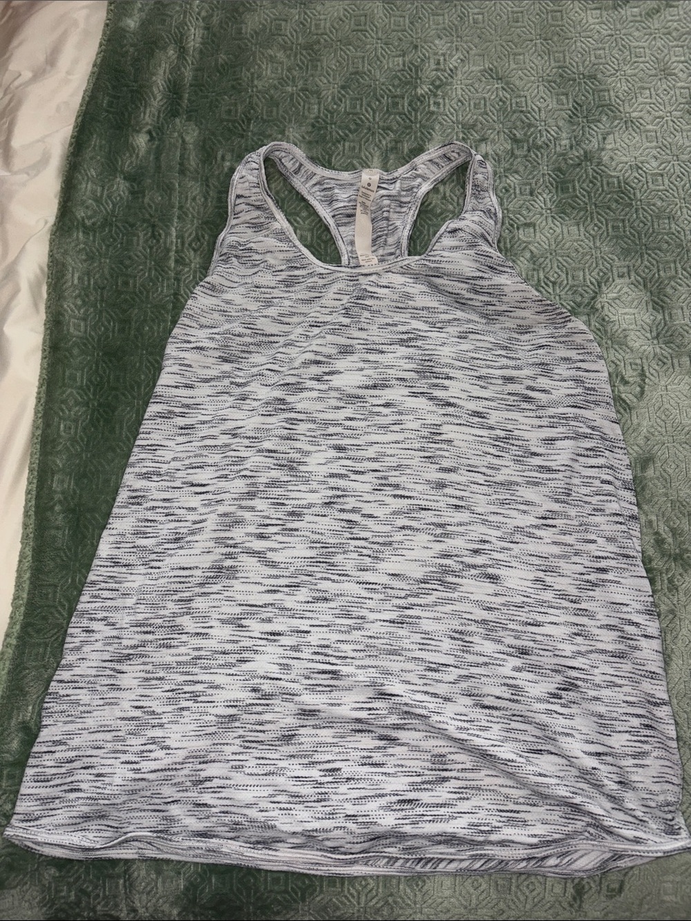Lululemon Racerback Tank Top - Heathered Light Gray